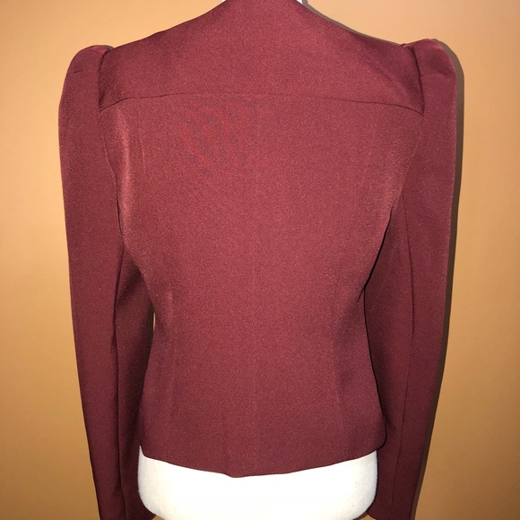 ⛔️SOLD⛔️Express Maroon Blazer NWT - Picture 2 of 4